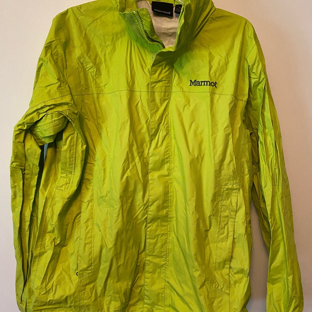 Marmot Rain Jacket Medium Yellow